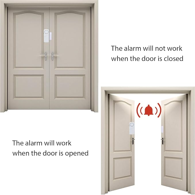 Door Window Alarm, 90DB Door Alarms - Image 5