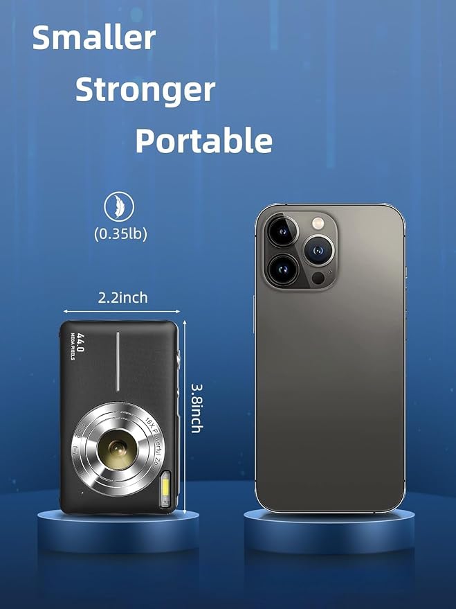 Digital Camera, FHD 1080P Digital Point and Shoot Camera - Image 5