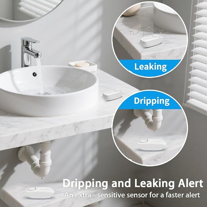 Ultra-Long Range Water Leak Detectors, 2000ft/600m Ultra-Long Range Water Alarm - Image 2