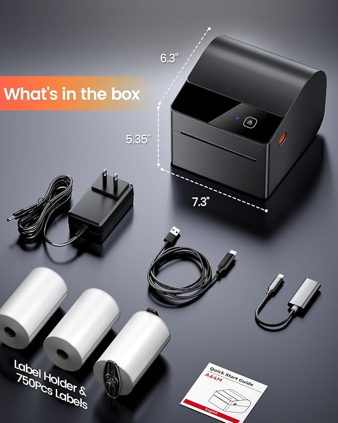 ASprink Bluetooth Shipping Label Printer - Image 5