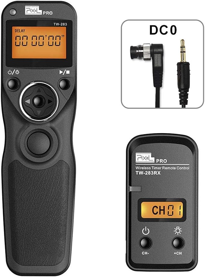 Wireless Remote Shutter Release Cable Wired Timer Remote Control TW-283DC0 by Pixel