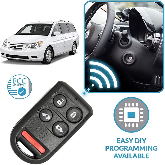 Keyless2Go Replacement for Keyless Entry Remote Car Key Fob for Select Honda - Image 5