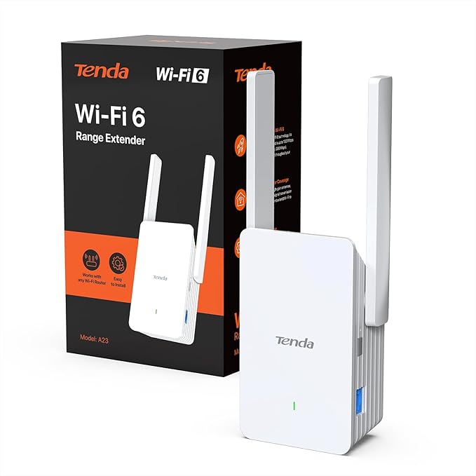 Tenda AX1500 WiFi 6 Range Extender, WiFi Signal Booster by Tenda