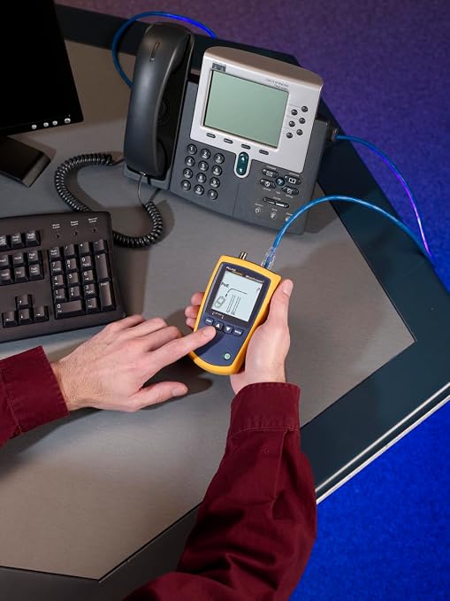 Fluke Networks MS2-KIT MicroScanner2 Copper Cable Verifier Kit, Troubleshoots - Image 7