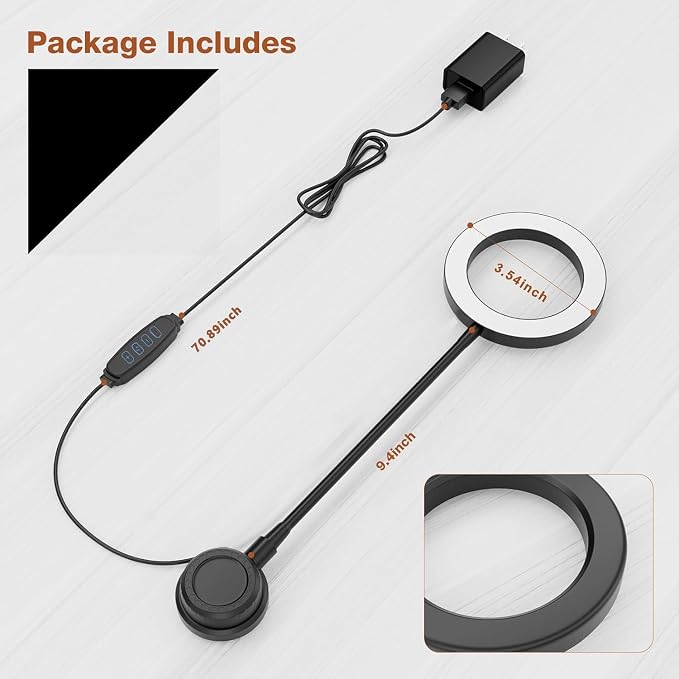 Suction Cup LED Vantiy Lights for Mirror, Flexible Gooseneck Stick on Selfie - Image 3