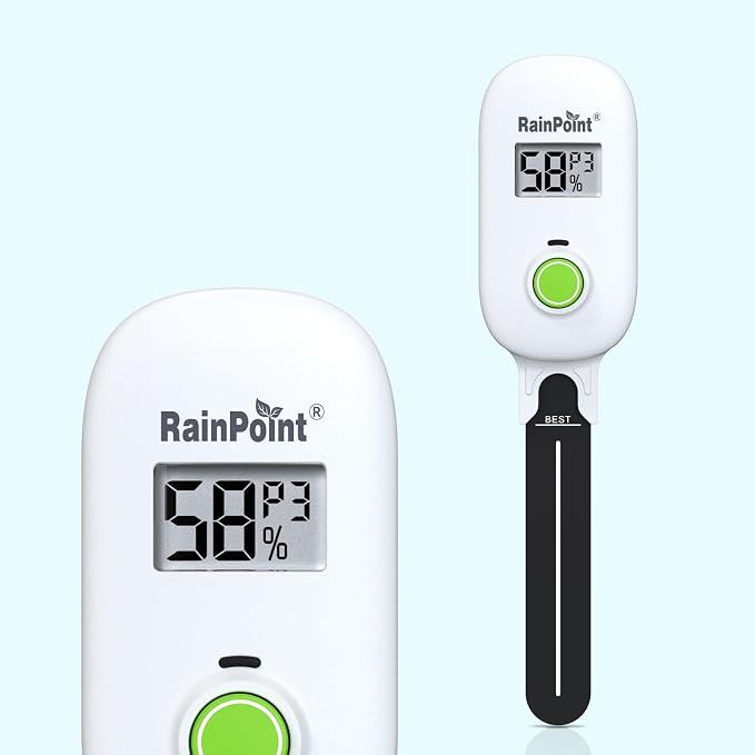 RAINPOINT Smart Digital Wireless Plant Moisture Meter Houseplant Indoor by RainPoint