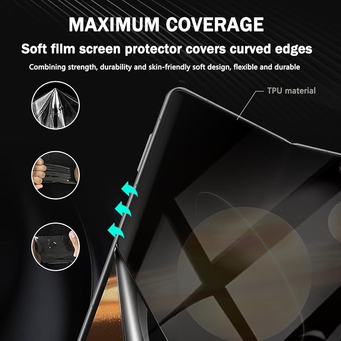 1 Pack for Honor Magic V3 Inner Privacy Screen Protector. Anti Scratch - Image 5