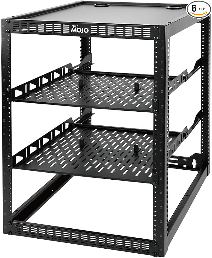Tecmojo 16U Open Frame Network Rack by Tecmojo