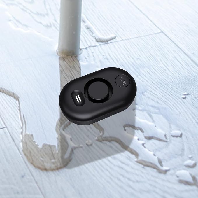5 Pack Water Leak Detectors for Home, 100dB Water Sensor Alarm Black | Leakage - Image 7