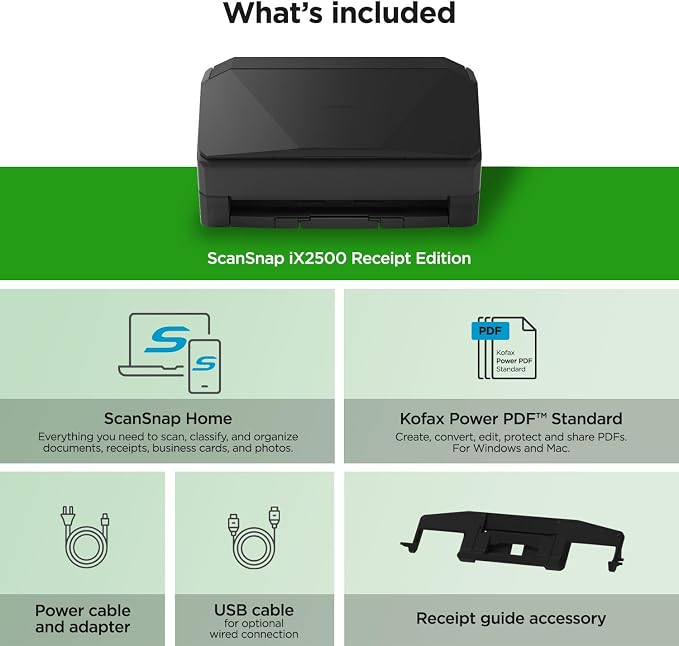 ScanSnap iX2500 Receipt Edition, Works - Image 7