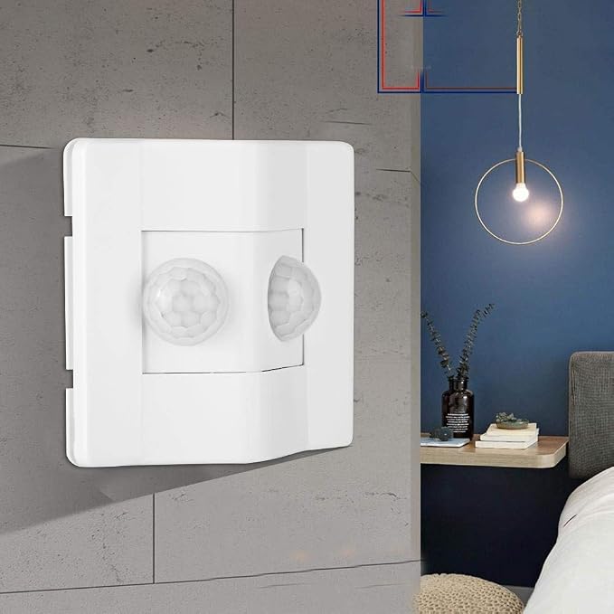 PIR Motion Sensor Smart Switch, 86-type Light-sensitive 180 Degrees Motion - Image 7