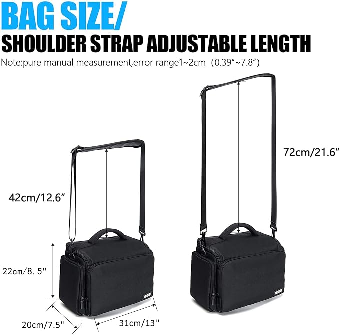 CADeN Compact Camera Shoulder Crossbody Bag Case Compatible - Image 7