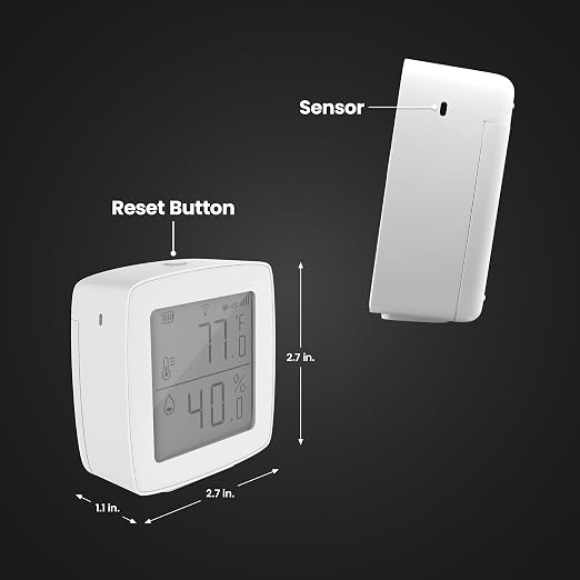 Feit Electric Smart Indoor WiFi Temperature and Humidity Sensor - Image 2