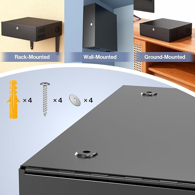 15.5 x 15.5 x 5.5 Inch Heavy Duty DVR Lock Box - Image 7