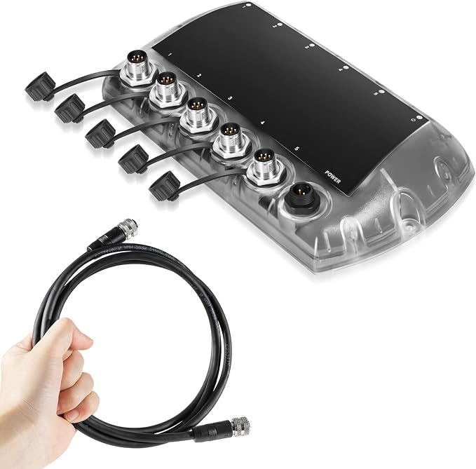 5 Port Ethernet Switch & 5 Foot Ethernet Cable Kit, Replace by usvehj