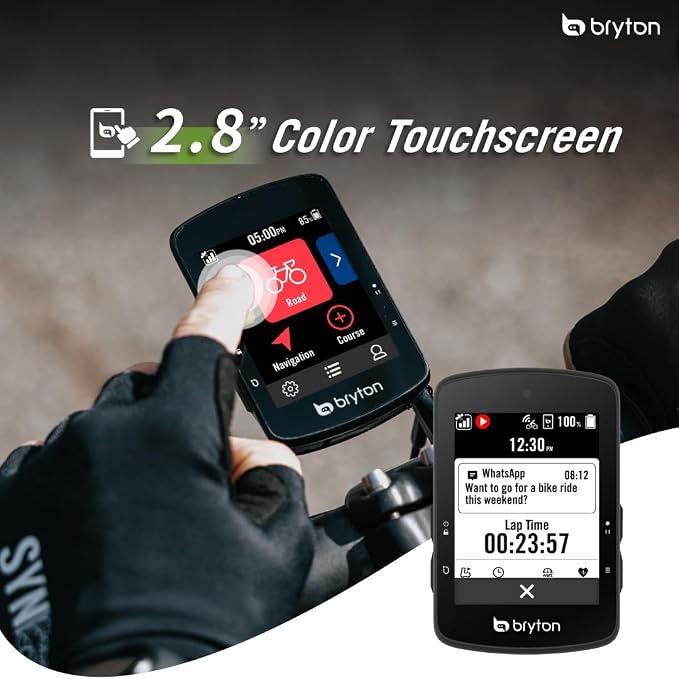 Bryton Rider S510 2.8 Inch Color LCD Touchscreen GPS Bike/Cycling Computer - Image 3