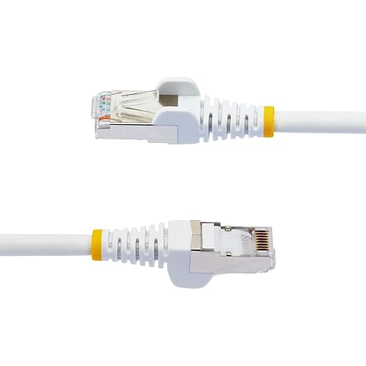 StarTech.com 50ft White CAT6a Ethernet Cable, Snagless RJ45, 100W PoE++ - Image 3
