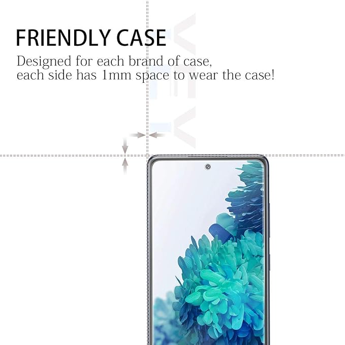 Galaxy S20 FE HD Clear Tempered Glass Screen Protector + Camera Lens Protectors - Image 5