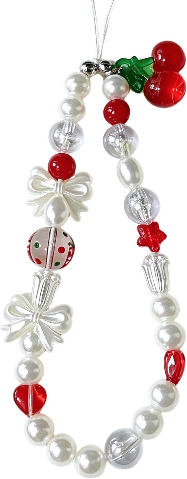 Beaded Camera Wrist Strap Cute Digital Camera Charm Lanyard, Phone Wristlet by CasaPopz