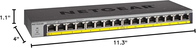 NETGEAR 16-Port Gigabit Ethernet Unmanaged PoE Switch - - Image 9