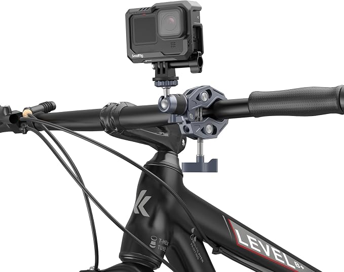 SMALLRIG Camera Mount Clamp, Gopro Motorcycle and Bike Handlebar Mount Kit - Image 8