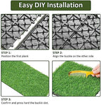 PrimeZone 216 Packs Interlocking Artificial Grass Tiles - Image 3