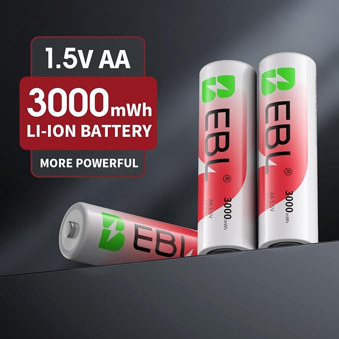 EBL Rechargeable AA Batteries Lithium - Image 4