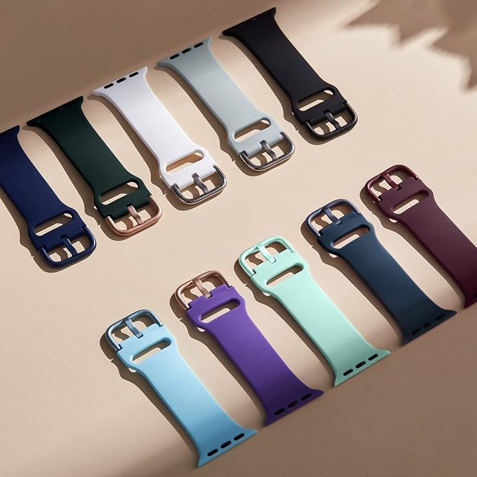 Sport Band Compatible with Apple Watch Bands 49mm 46mm 45mm 44mm 42mm 41mm 40mm - Image 3