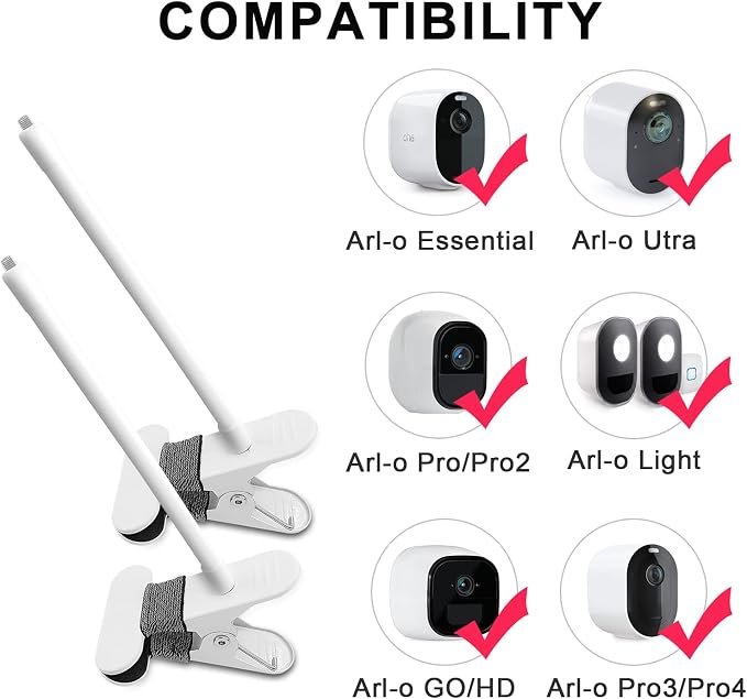 AOZTSUN 2Pack Flexible Clamp Mount Compatible - Image 3