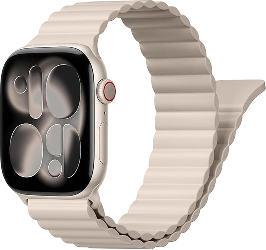 Magnetic Sport Bands for Apple Watch Band 40mm 38mm 41mm 42mm 44mm 45mm 46mm by BXUXOHS