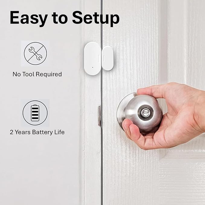 Zigbee Door Window Sensor, Mini Wireless Contact Sensor, Home Automation - Image 3