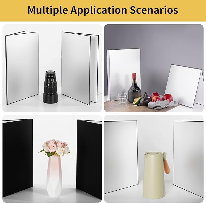 Meking 3 in 1 Photography Reflector Cardboard, 17 x 12 inches Folding Light - Image 2