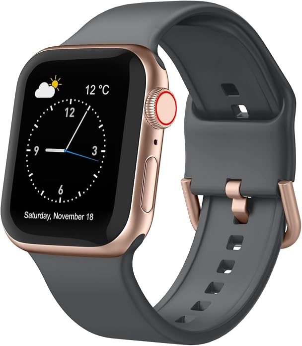 Sport Band Compatible with Apple Watch Bands 49mm 46mm 45mm 44mm 42mm 41mm 40mm by Recoppa