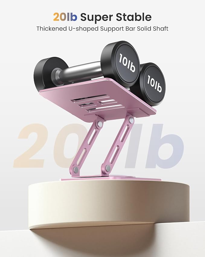 LOXP Metal Tablet Stand, 360 Rotating iPad Stand - Image 7