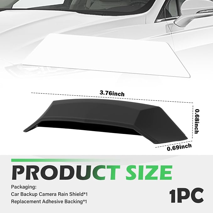 Upgraded Backup Camera Rain Shield - Image 2