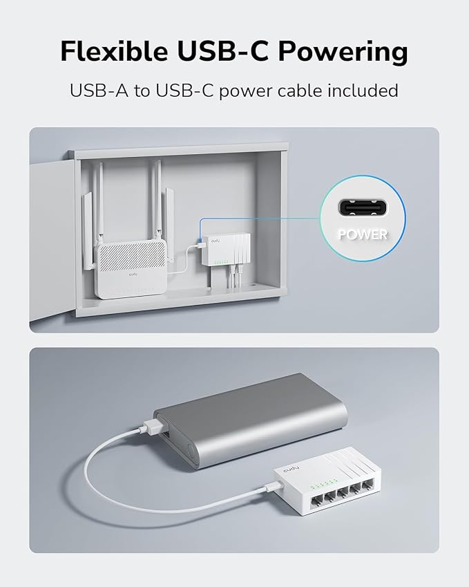 Cudy GS105U 5 Port Gigabit Ethernet Switch - Image 7