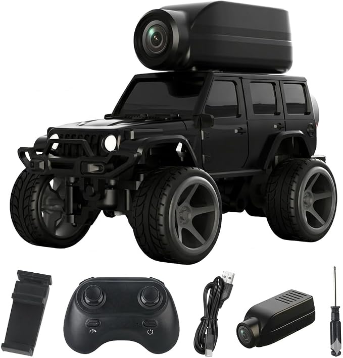 1:64 Mini FPV RC Car, Alloy Crafted Remote Control Truck by Unknown