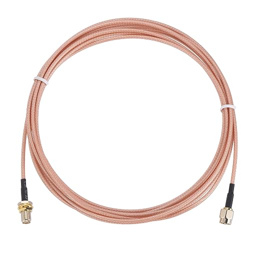 MECCANIXITY SMA Antenna Extension Cable, 9.8ft SMA Male Inner Pin to Female by MECCANIXITY