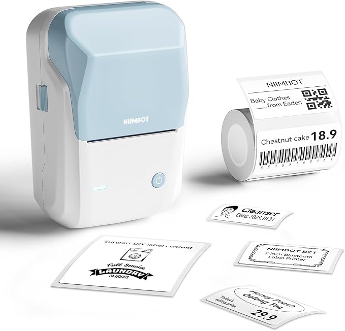 NIIMBOT B1 Label Maker Machine, Thermal Label Printer Easy to Use by NIIMBOT%C2%AE