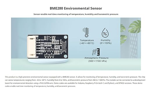BME280 Environmental Sensor, Temperature Humidity Barometric Pressure - Image 5