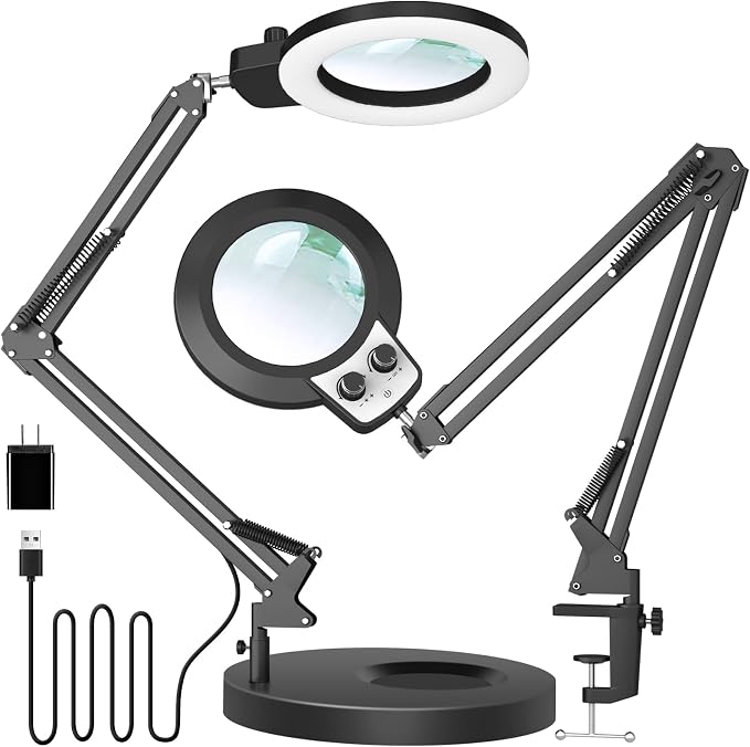KIRKAS 12X Magnifying Glass by KIRKAS