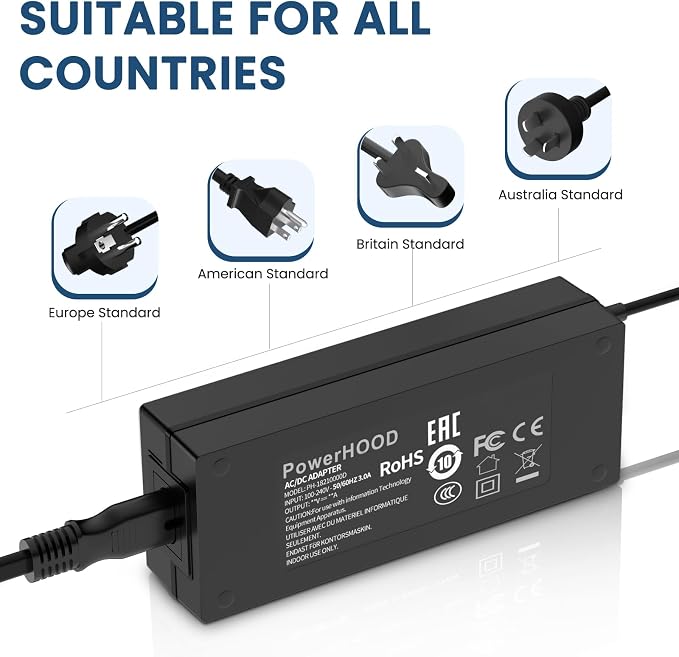 12V AC Adapter Compatible with Asustor AS5202T - Image 5