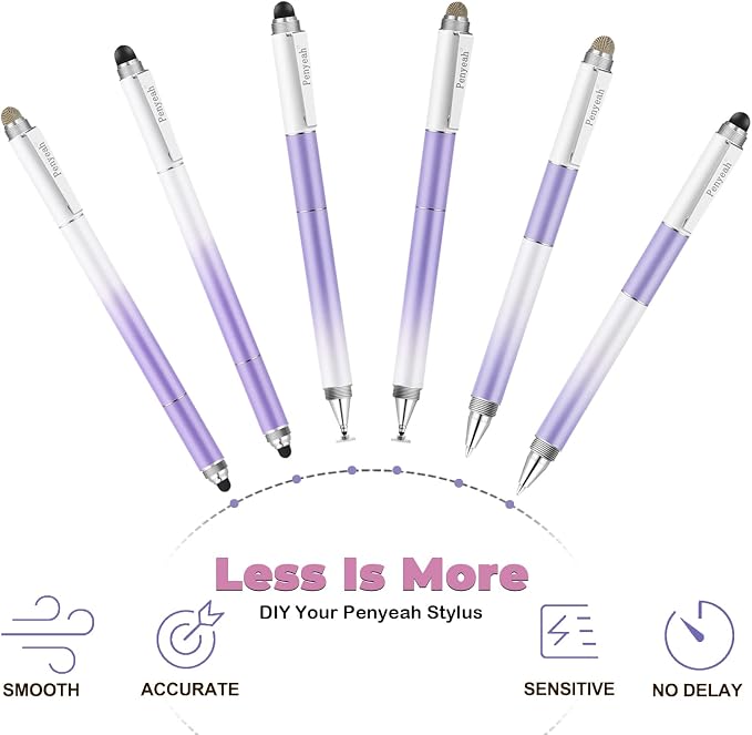 Penyeah Stylus Pen for iPad/iPhone/Android, Universal Touch Screen Disc - Image 4