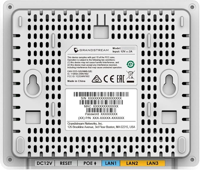 Grandstream GWN7603 | AC1270 Wi-Fi 5 Access Point | Integrated Gigabit Ethernet - Image 2