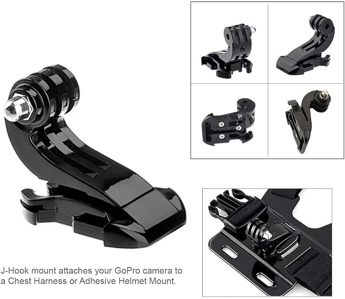 Action Camera Accessories Head Strap Mount Chest Harness Compatible - Image 6