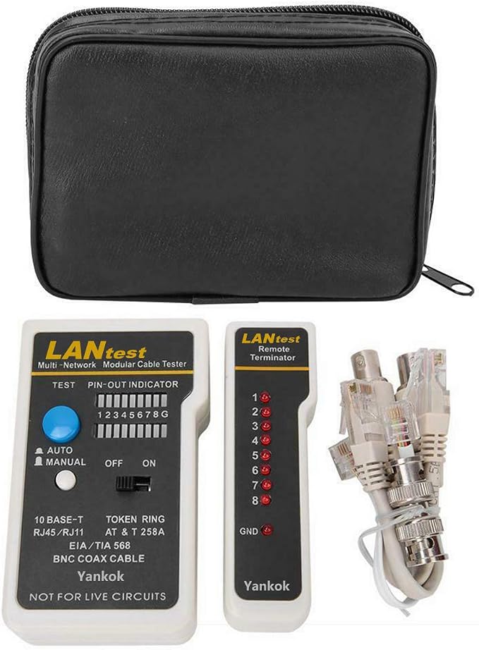 Yankok LANtest Multi-Network Modular Cable Tester Kit - Image 4