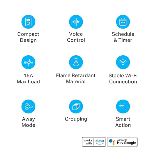 Kasa Smart Plug Ultra Mini 15A, Smart Home Wi-Fi Outlet Works - Image 3