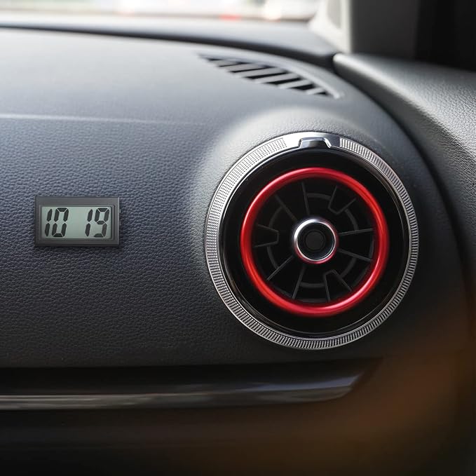 Osilly Mini Digital Clock for Car Dashboard, Battery Operated & Clear LCD - Image 6