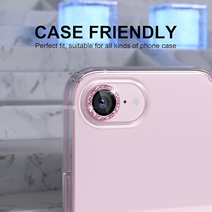 Choiche Compatible for iPhone 17e / 16e Camera Lens Protector Bling, 9H - Image 4