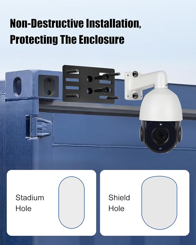 Camera Mounting Platform for Shipping Containers, Outdoor Lights Mount for - Image 3